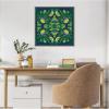image:imageKate and Laurel Framed Canvas Wall Art Print Cometocinos by Lucia Gianello 22 x 22 Sylvie Beaded Dark Gold Frame Whimsical Animal Art for Wall Decor