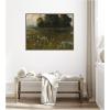 image:imageKate and Laurel Framed Canvas Wall Art Print Cowslips in a Meadow Marshes 1899 Eugeniusz Ludwik Dabrowa Dabrowski by Nostalgia Prints 42 x 32 Sylvie Walnut Frame Traditional Landscape Art for Wall