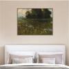 image:imageKate and Laurel Framed Canvas Wall Art Print Cowslips in a Meadow Marshes 1899 Eugeniusz Ludwik Dabrowa Dabrowski by Nostalgia Prints 42 x 32 Sylvie Walnut Frame Traditional Landscape Art for Wall