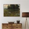 image:imageKate and Laurel Framed Canvas Wall Art Print Cowslips in a Meadow Marshes 1899 Eugeniusz Ludwik Dabrowa Dabrowski by Nostalgia Prints 42 x 32 Sylvie Walnut Frame Traditional Landscape Art for Wall