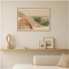 image:imageKate and Laurel Framed Canvas Wall Art Print Damascus Mountains View Frederic Edwin Church by The Smithsonian American Art Museum 33 x 23 Sylvie Natural Frame Traditional Landscape Art for Wall