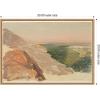 image:imageKate and Laurel Framed Canvas Wall Art Print Damascus Mountains View Frederic Edwin Church by The Smithsonian American Art Museum 33 x 23 Sylvie Natural Frame Traditional Landscape Art for Wall