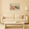 image:imageKate and Laurel Framed Canvas Wall Art Print Damascus Mountains View Frederic Edwin Church by The Smithsonian American Art Museum 33 x 23 Sylvie Natural Frame Traditional Landscape Art for Wall