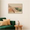 image:imageKate and Laurel Framed Canvas Wall Art Print Damascus Mountains View Frederic Edwin Church by The Smithsonian American Art Museum 33 x 23 Sylvie Natural Frame Traditional Landscape Art for Wall