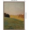 image:imageKate and Laurel Framed Canvas Wall Art Print Evening 1910 Jan Ciaglinski Vertical by Nostalgia Prints 18 x 24 Sylvie Walnut Frame Traditional Landscape Art for Wall Decor