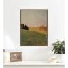 image:imageKate and Laurel Framed Canvas Wall Art Print Evening 1910 Jan Ciaglinski Vertical by Nostalgia Prints 18 x 24 Sylvie Walnut Frame Traditional Landscape Art for Wall Decor