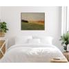 image:imageKate and Laurel Framed Canvas Wall Art Print Evening 1910 Jan Ciaglinski by Nostalgia Prints 38 x 28 Sylvie Walnut Frame Traditional Landscape Art for Wall Decor