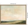 image:imageKate and Laurel Framed Canvas Wall Art Print Evening Meadow II by Amy Lighthall 24 x 18 Sylvie Dark Gold Frame Modern Contemporary Landscape Art for Wall Decor