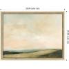 image:imageKate and Laurel Framed Canvas Wall Art Print Evening Meadow II by Amy Lighthall 26 x 20 Castellan Distressed White Frame Modern Contemporary Landscape Art for Wall Decor
