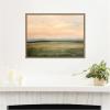 image:imageKate and Laurel Framed Canvas Wall Art Print Evening Meadow by Amy Lighthall 24 x 18 Sylvie Dark Gold Frame Modern Contemporary Landscape Art for Wall Decor