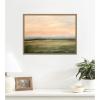 image:imageKate and Laurel Framed Canvas Wall Art Print Evening Meadow by Amy Lighthall 24 x 18 Sylvie Dark Gold Frame Modern Contemporary Landscape Art for Wall Decor