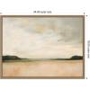 image:imageKate and Laurel Framed Canvas Wall Art Print Evening Meadows III by Amy Lighthall 24 x 18 Sylvie Dark Gold Frame Modern Contemporary Landscape Art for Wall Decor