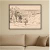 image:imageKate and Laurel Framed Canvas Wall Art Print Extensie Landscape Nowe Miasto Zygmunt by Nostalgia Prints 41 x 31 Hardwood Wedge Mocha Frame Traditional Landscape Art for Wall Decor