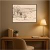 image:imageKate and Laurel Framed Canvas Wall Art Print Extensie Landscape Nowe Miasto Zygmunt by Nostalgia Prints 41 x 31 Hardwood Wedge Mocha Frame Traditional Landscape Art for Wall Decor