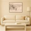 image:imageKate and Laurel Framed Canvas Wall Art Print Extensie Landscape Nowe Miasto Zygmunt by Nostalgia Prints 42 x 32 Sylvie Walnut Frame Traditional Landscape Art for Wall Decor