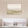 image:imageKate and Laurel Framed Canvas Wall Art Print Fading Fields IV by Amy Lighthall 42 x 32 Sylvie Dark Gold Frame Modern Contemporary Landscape Art for Wall Decor