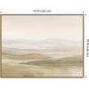 image:imageKate and Laurel Framed Canvas Wall Art Print Fading Fields IV by Amy Lighthall 42 x 32 Sylvie Dark Gold Frame Modern Contemporary Landscape Art for Wall Decor
