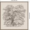 image:imageKate and Laurel Framed Canvas Wall Art Print Felling of Trees by Jakob Becker by Nostalgia Prints 30 x 30 Sylvie Walnut Frame Traditional Landscape Art for Wall Decor