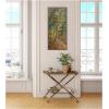 image:imageKate and Laurel Framed Canvas Wall Art Print Forest interior by Leopold Horovitz PANEL by Nostalgia Prints 18 x 40 Sylvie Walnut Frame Traditional Landscape Art for Wall Decor