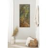 image:imageKate and Laurel Framed Canvas Wall Art Print Forest interior by Leopold Horovitz PANEL by Nostalgia Prints 18 x 40 Sylvie Walnut Frame Traditional Landscape Art for Wall Decor
