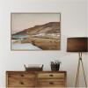 image:imageKate and Laurel Framed Canvas Wall Art Print Graveyard in Tiberias Palestine Jan Ciaglinski by Nostalgia Prints 42 x 32 Sylvie Dark Gold Frame Traditional Landscape Art for Wall Decor