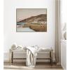 image:imageKate and Laurel Framed Canvas Wall Art Print Graveyard in Tiberias Palestine Jan Ciaglinski by Nostalgia Prints 42 x 32 Sylvie Dark Gold Frame Traditional Landscape Art for Wall Decor