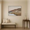 image:imageKate and Laurel Framed Canvas Wall Art Print Graveyard in Tiberias Palestine Jan Ciaglinski by Nostalgia Prints 42 x 32 Sylvie Dark Gold Frame Traditional Landscape Art for Wall Decor