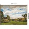 image:imageKate and Laurel Framed Canvas Wall Art Print In de Duinen In the Dunes 1883 Vincent Van Gogh by Nostalgia Prints 38 x 28 Sylvie Walnut Frame Traditional Landscape Art for Wall Decor