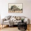 image:imageKate and Laurel Framed Canvas Wall Art Print Joshua Tree No 1 by Alicia Bock 41 x 28 Sylvie Walnut Frame Rustic Farmhouse Landscape Art for Wall Decor