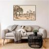 image:imageKate and Laurel Framed Canvas Wall Art Print Joshua Tree No 2 by Alicia Bock 41 x 28 Sylvie Walnut Frame Rustic Farmhouse Landscape Art for Wall Decor