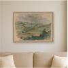 image:imageKate and Laurel Framed Canvas Wall Art Print Landscape I Puy de Dome Jules Chadel by Nostalgia Prints 24 x 18 Sylvie Beaded Rustic Natural Frame Traditional Landscape Art for Wall Decor