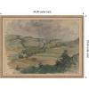 image:imageKate and Laurel Framed Canvas Wall Art Print Landscape I Puy de Dome Jules Chadel by Nostalgia Prints 24 x 18 Sylvie Beaded Rustic Natural Frame Traditional Landscape Art for Wall Decor