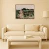 image:imageKate and Laurel Framed Canvas Wall Art Print Landscape Sketch by De Lancey Gill by The Smithsonian American Art Museum 38 x 28 Sylvie Walnut Frame Rustic Farmhouse Landscape Art for Wall Decor