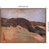 image:imageKate and Laurel Framed Canvas Wall Art Print Landscape Varberg Richard Bergh by Nostalgia Prints 42 x 32 Sylvie Walnut Frame Traditional Landscape Art for Wall Decor