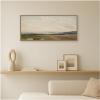 image:imageKate and Laurel Framed Canvas Wall Art Print Lowland Landscape Sketch Chrystian Breslauer by Nostalgia Prints 40 x 18 Sylvie Dark Gold Frame Traditional Landscape Art for Wall Decor