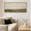 image:imageKate and Laurel Framed Canvas Wall Art Print Lowland Landscape Sketch Chrystian Breslauer by Nostalgia Prints 40 x 18 Sylvie Dark Gold Frame Traditional Landscape Art for Wall Decor