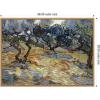 image:imageKate and Laurel Framed Canvas Wall Art Print Olive Trees by Vincent van Gogh by Nostalgia Prints 38 x 28 Sylvie Natural Frame Traditional Landscape Art for Wall Decor