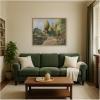 image:imageKate and Laurel Framed Canvas Wall Art Print Parklandschaft Olga Wisinger Florian by Nostalgia Prints 42 x 34 Castellan Gold Frame Traditional Landscape Art for Wall Decor