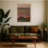 image:imageKate and Laurel Framed Canvas Wall Art Print Pink River Jan Stanislawski by Nostalgia Prints 28 x 38 Sylvie Natural Frame Modern Contemporary Landscape Art for Wall Decor