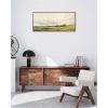 image:imageKate and Laurel Framed Canvas Wall Art Print Sheep Grazing By The Coast by Henry Andrew Harper by Nostalgia Prints 40 x 18 Sylvie Walnut Frame Traditional Landscape Art for Wall Decor