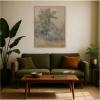image:imageKate and Laurel Framed Canvas Wall Art Print Sketch of a Tree Ladislav Mednyanszky by Nostalgia Prints 32 x 42 Sylvie Beaded Rustic Natural Frame Traditional Landscape Art for Wall Decor