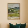 image:imageKate and Laurel Framed Canvas Wall Art Print Spring landscape Rozdol Jacek Malczewski by Nostalgia Prints 18 x 24 Sylvie Natural Frame Traditional Landscape Art for Wall Decor