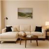 image:imageKate and Laurel Framed Canvas Wall Art Print Study from Podolia Jan Ciaglinski by Nostalgia Prints 38 x 28 Sylvie Natural Frame Traditional Landscape Art for Wall Decor