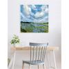 image:imageKate and Laurel Framed Canvas Wall Art Print Texas Bluebonnets by Emily Kenney 30 x 30 Sylvie White Frame Rustic Farmhouse Landscape Art for Wall Decor