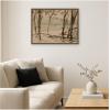 image:imageKate and Laurel Framed Canvas Wall Art Print The Lake by Donald Shaw MacLaughlan by The Smithsonian American Art Museum 24 x 18 Sylvie Walnut Frame Vintage Landscape Art for Wall Decor