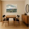 image:imageKate and Laurel Framed Canvas Wall Art Print The North Sea by Olga Wisinger Florian by Nostalgia Prints 42 x 32 Sylvie Beaded White Frame Coastal Landscape Art for Wall Decor