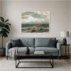 image:imageKate and Laurel Framed Canvas Wall Art Print The North Sea by Olga Wisinger Florian by Nostalgia Prints 42 x 32 Sylvie Beaded White Frame Coastal Landscape Art for Wall Decor