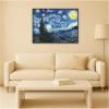 image:imageKate and Laurel Framed Canvas Wall Art Print The Starry Night Vincent van Gogh by The Art Institute of Chicago 42 x 32 Sylvie Beaded Black Frame Modern Contemporary Landscape Art for Wall Decor