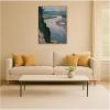 image:imageKate and Laurel Framed Canvas Wall Art Print Vistula River Tyniec Jan Stanislawski by Nostalgia Prints 32 x 42 Sylvie Dark Gold Frame Modern Contemporary Landscape Art for Wall Decor