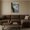 image:imageKate and Laurel Framed Canvas Wall Art Print Vistula River Tyniec Jan Stanislawski by Nostalgia Prints 32 x 42 Sylvie Dark Gold Frame Modern Contemporary Landscape Art for Wall Decor